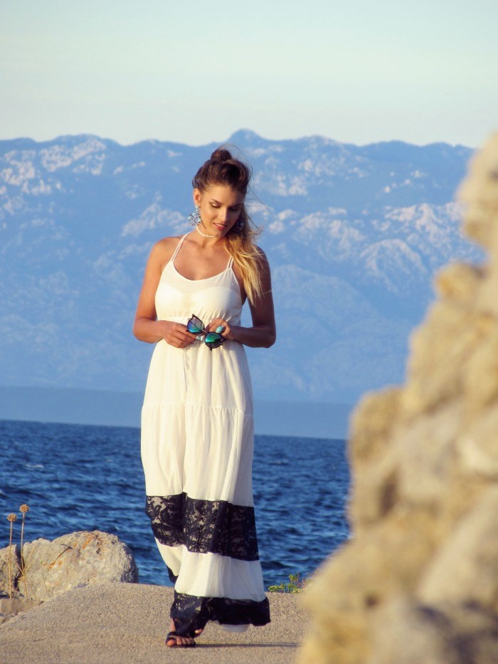 Summer dress in Croatia - Dlhé letné šaty - Chorvátsko