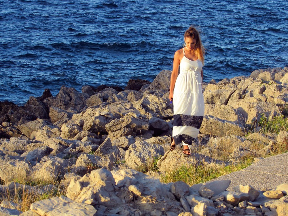 Summer dress in Croatia - Dlhé letné šaty - Chorvátsko