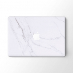 Mramorový biely obal/skin na Mac