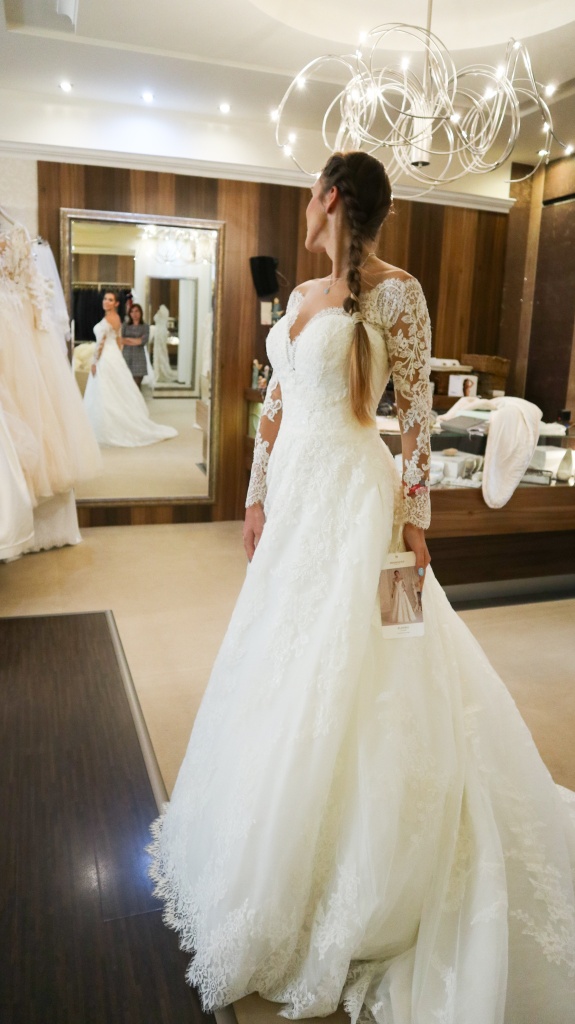 Skúška svadobných šiat - Jadei - LuciasBlog