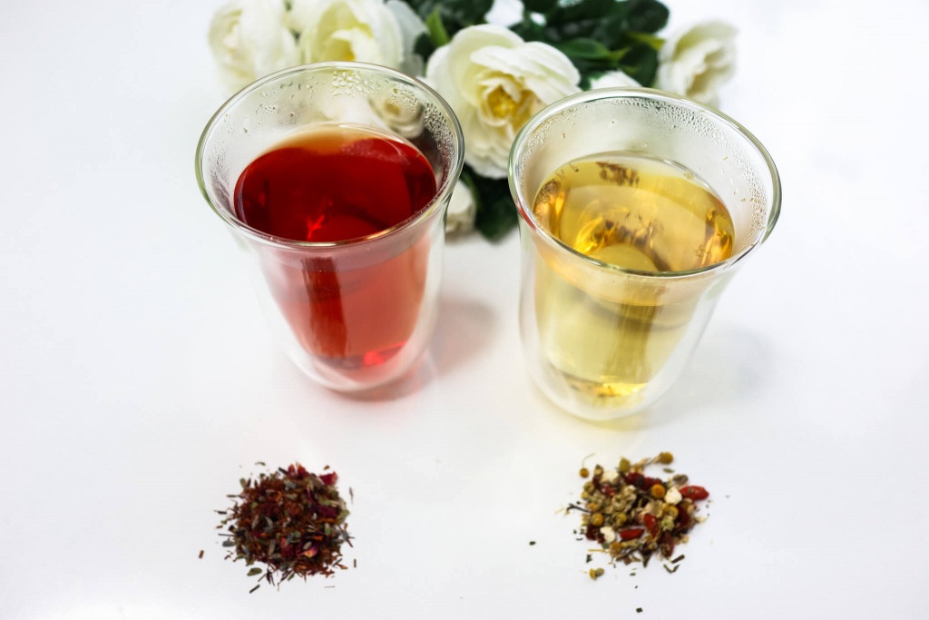 Sypané čaje - Goji a Ruža levanduľa