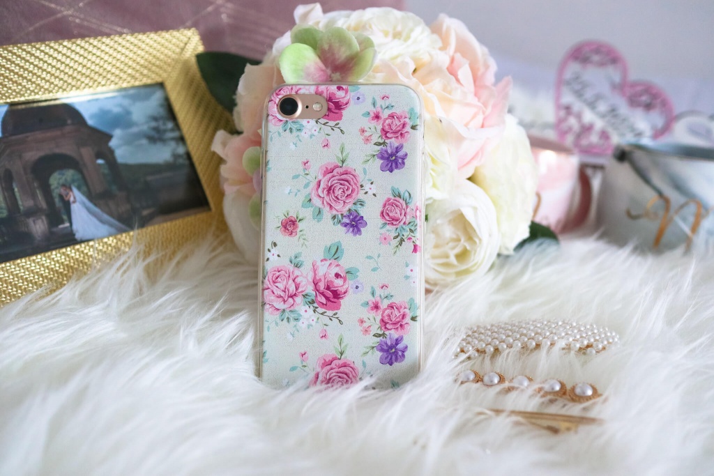 Apple iPhone 7 - obal na mobil Full Body Slim Fantastic - pastelové ruže